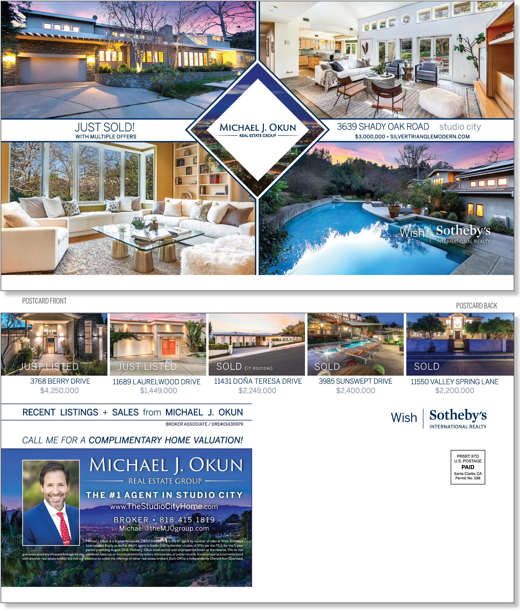 Property Postcard - Front &amp; Back