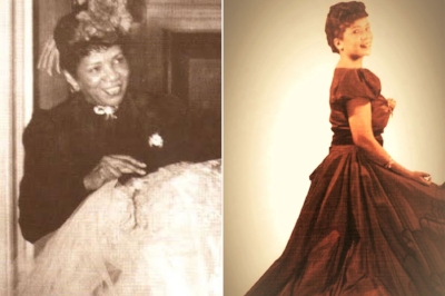 Photos of gown designer Ann Lowe from her biography published in the New York Post