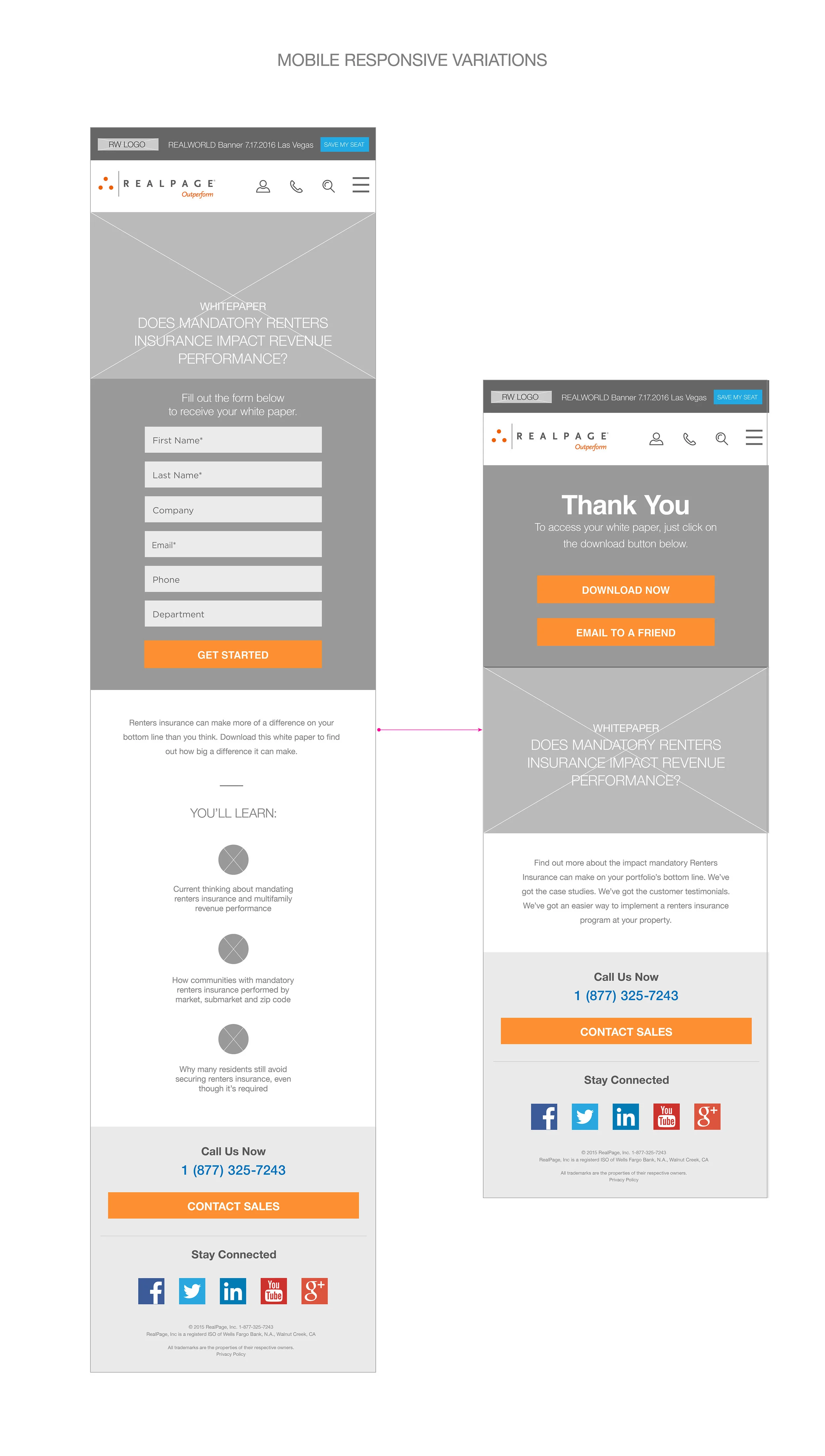  Mobile responsive variation 