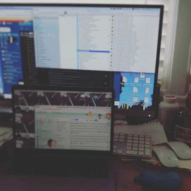 What today really looks like. And yes! There are two mice! And the Grand Marnier is for a test recipe. #reallife #thankgodfordryshampoo #freelancer