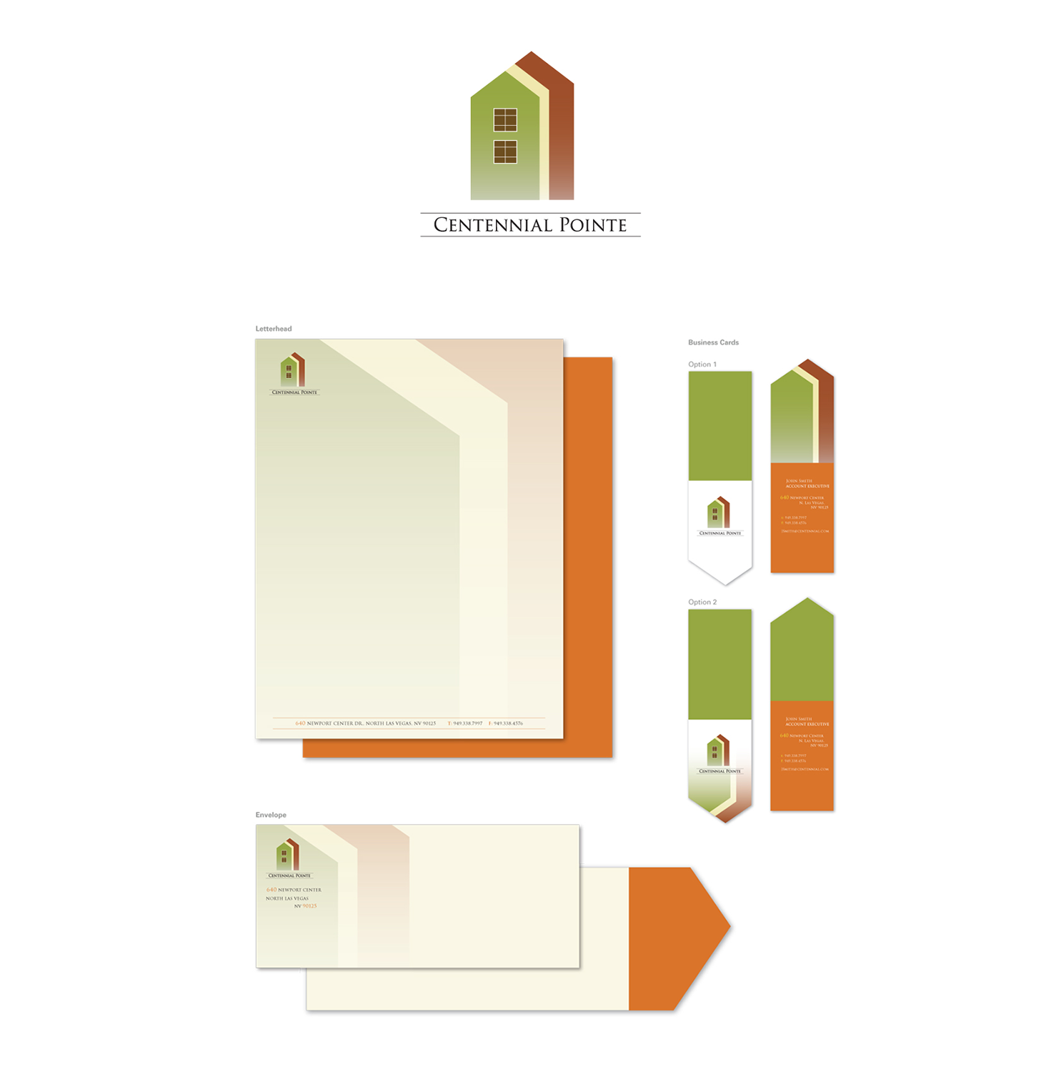 Logo and Stationery Centennial Pointe