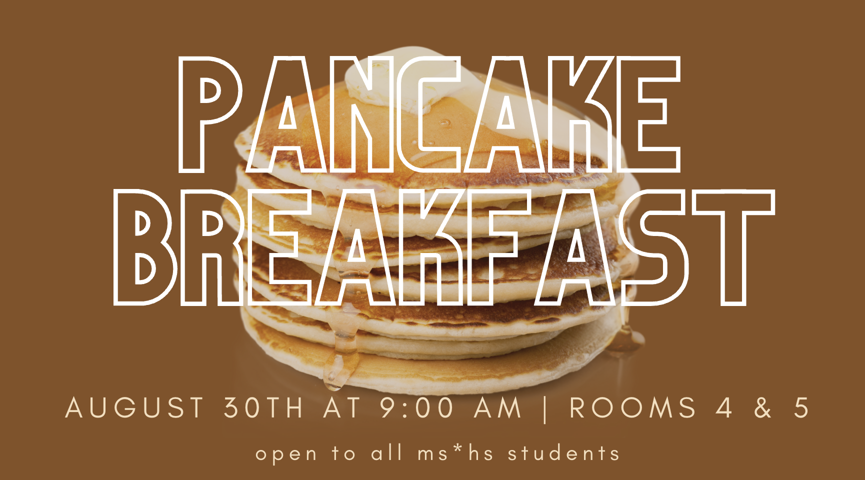 Student Pancake Breakfast