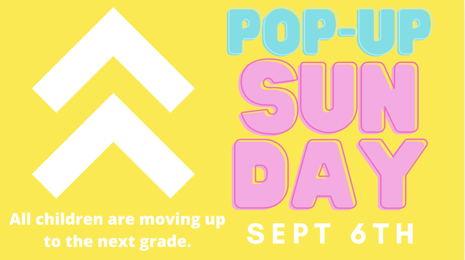 Pop-Up Sunday Celebration
