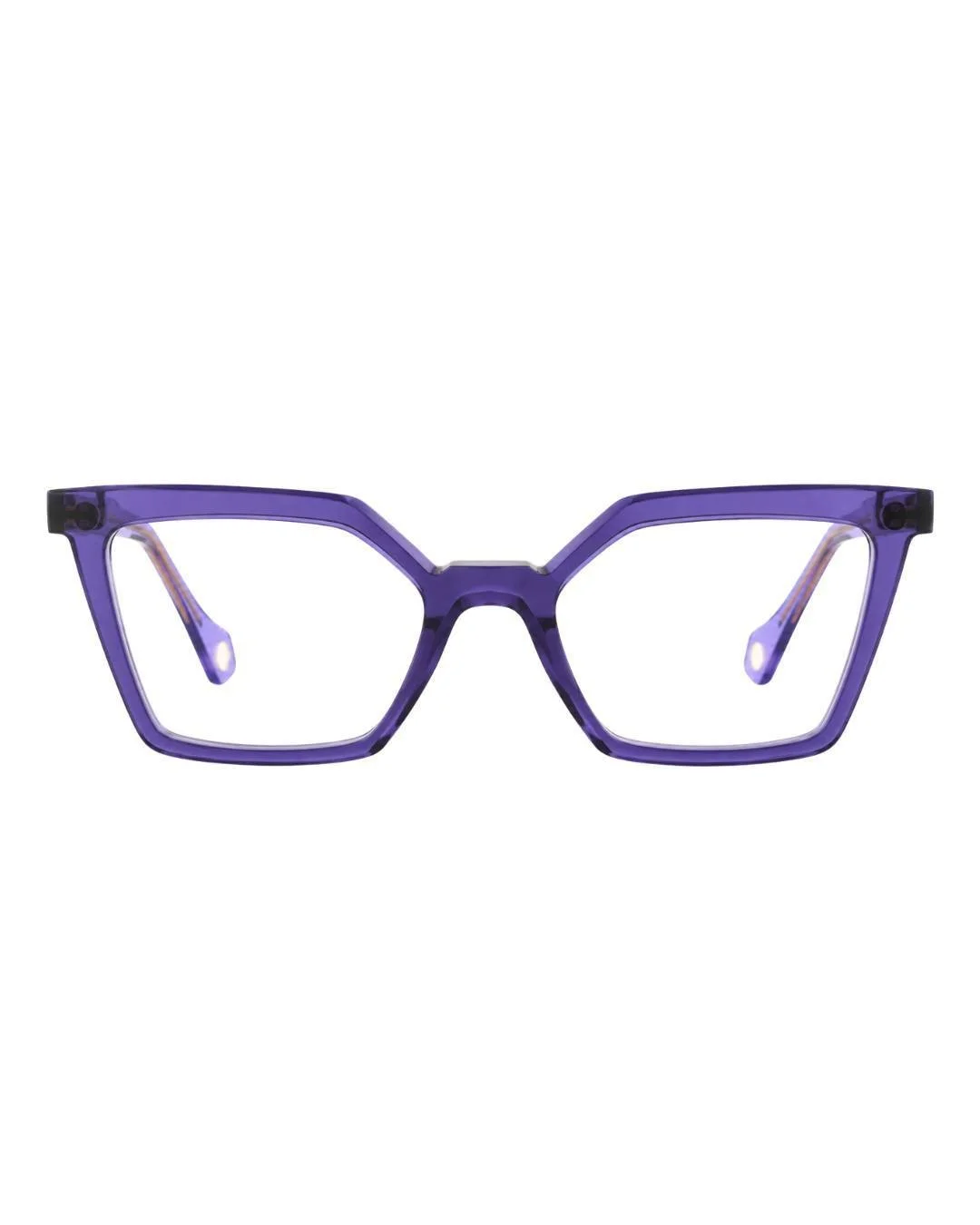 Bewitching beauty with BIG personality. 💜✨

@anneetvalentin | BARCELONETA is structured, cheeky + full of personality&mdash;with a bold cat-eye-meets-rectangle shape that knows how to make an entrance.

No magic wand needed&mdash;just really good ey