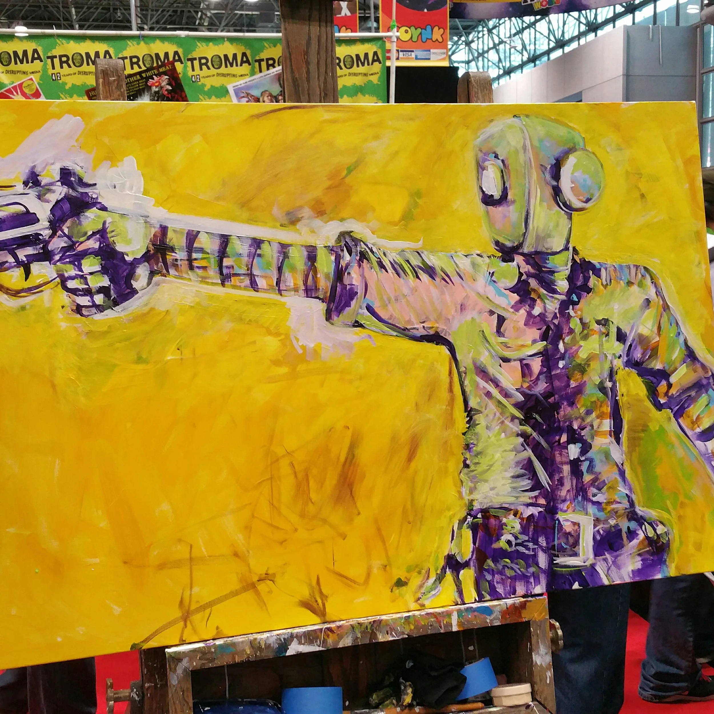 Off and running, amidst the chaos - here's the progress from end of day 1.
