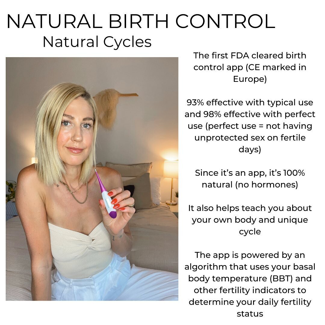 LET'S TALK HORMONAL BIRTH CONTROL - I know a ton of women who were put on it in their teens for something other than preventing pregnancy.

But it&rsquo;s pretty cool that in 2022 there are other options and women can prevent pregnancy naturally with