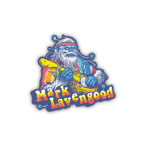 Trippy Sasquatch Magnet