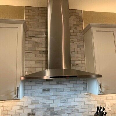 Custom vent hood we did for a kitchen remodel
