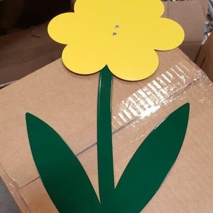 Metal Sunflower we did for a local nursery