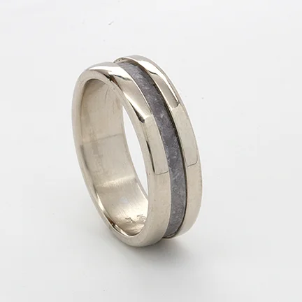 Gold with Tantalum Inlay Rings