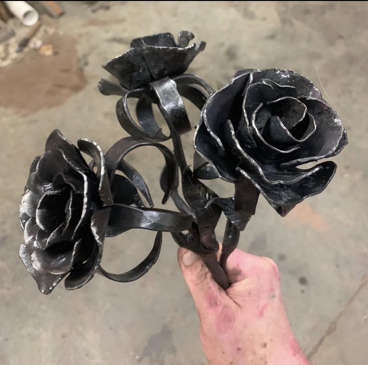 Kelly Prestwood, Forged Roses, Metal - Sarah Neal.jpg