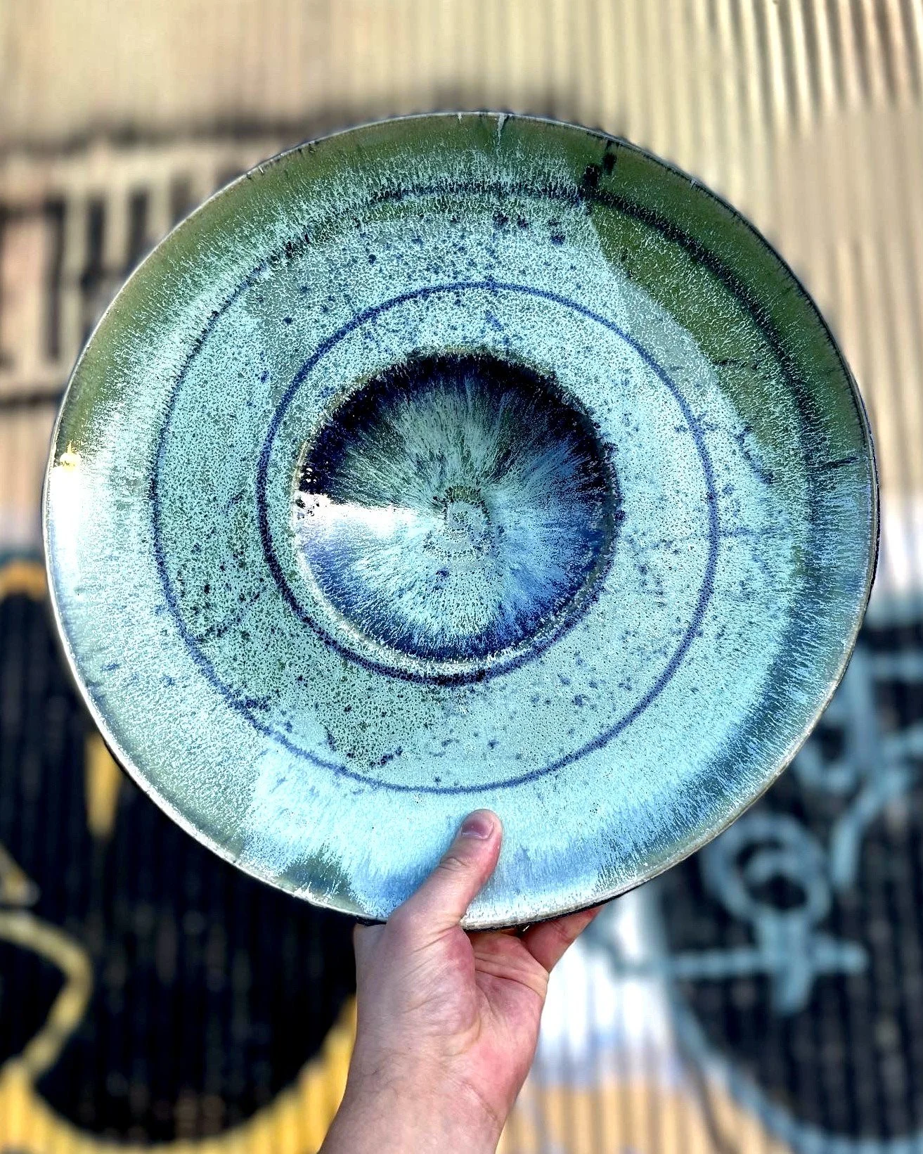 Jason Rojas, Swirling Serving Platter, Pottery - Jason Rojas (2).jpeg