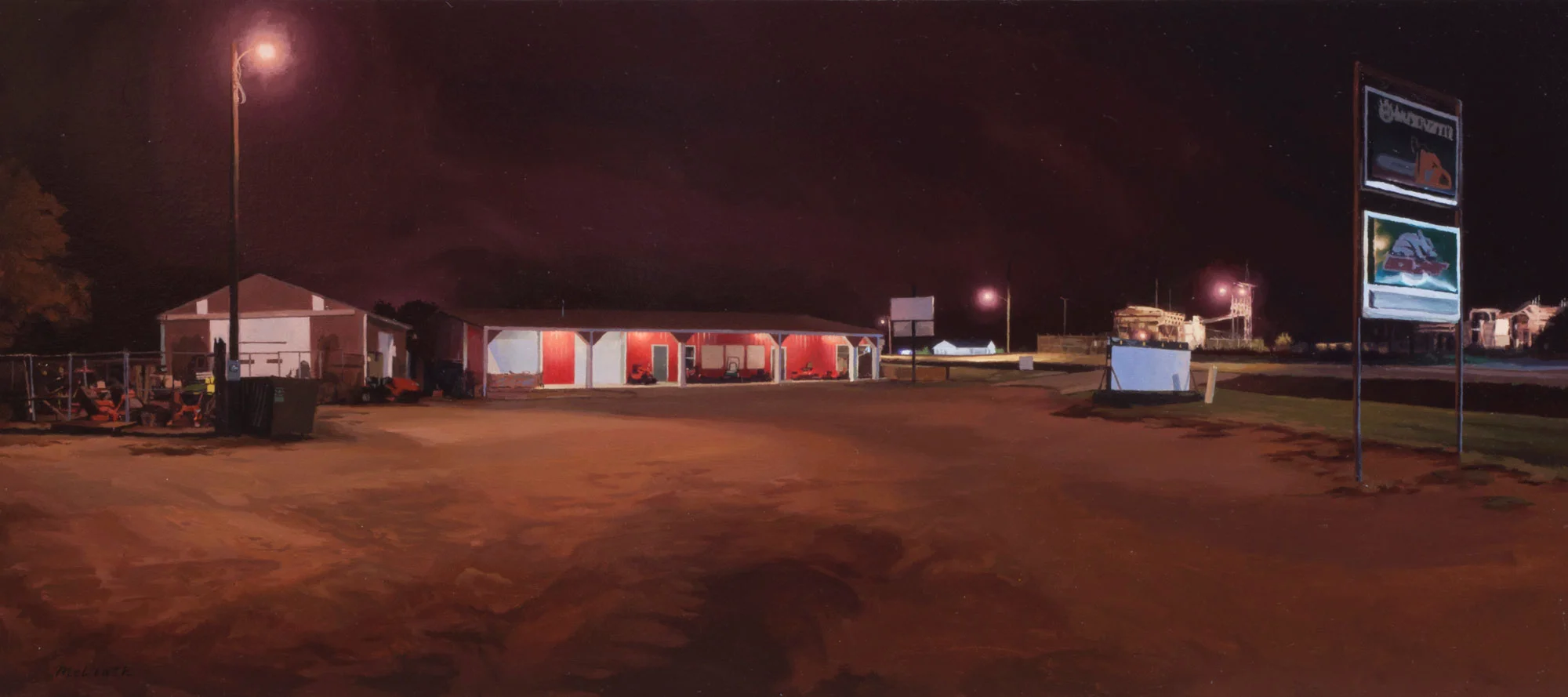 California Bonecutter Oil on Panel 8 x 18 $1,230 • SOLD