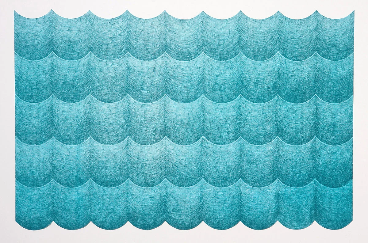 Wave Relief & Lithography 11.75 x 18 $750 (framed)