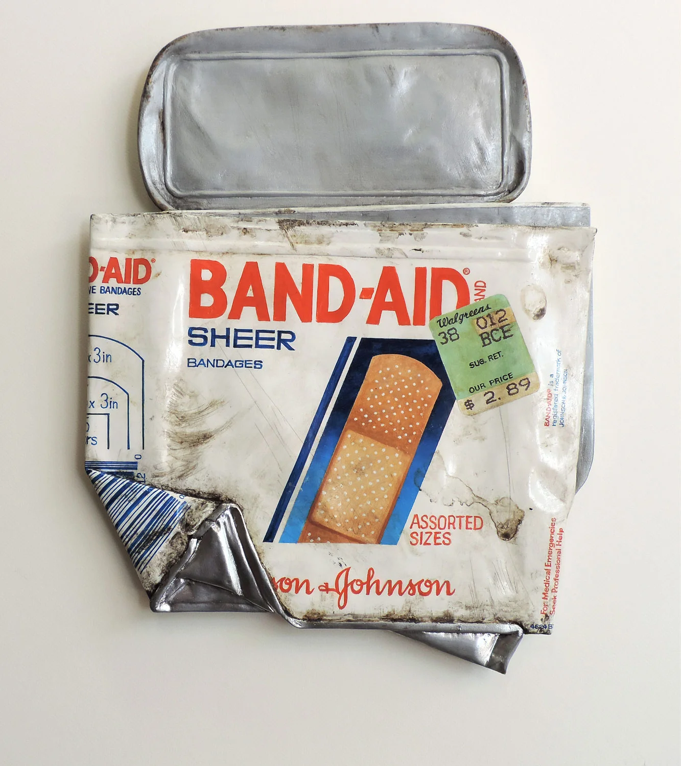 Band-Aid Acrylic and Enamel on Basswood $900 • SOLD