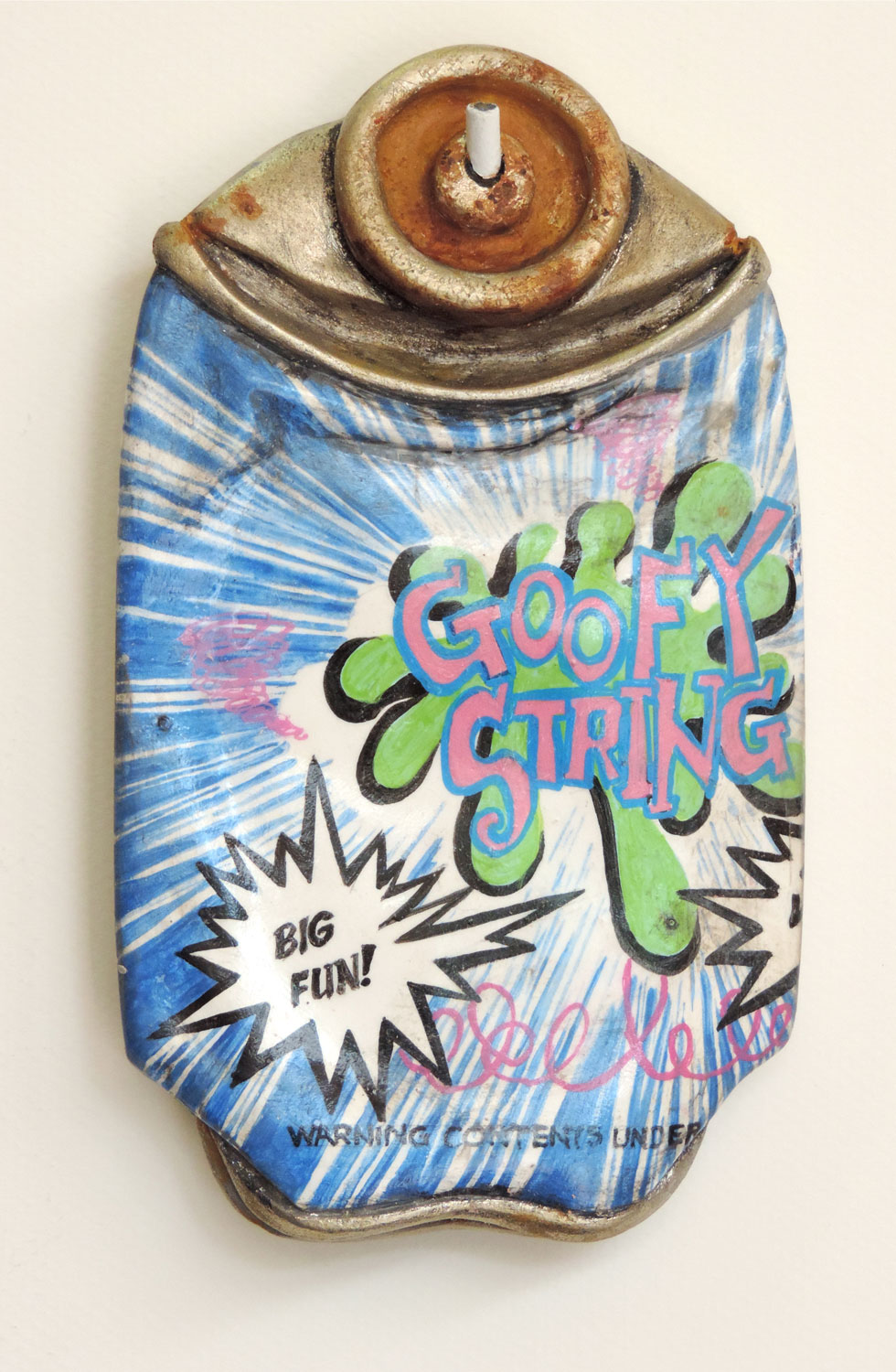 Goofy String Acrylic and Enamel on Basswood $950