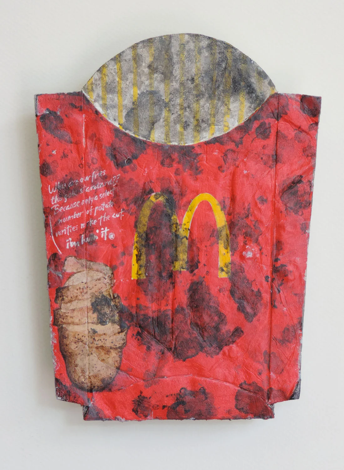 McDonald's Fries Acrylic on Basswood $900