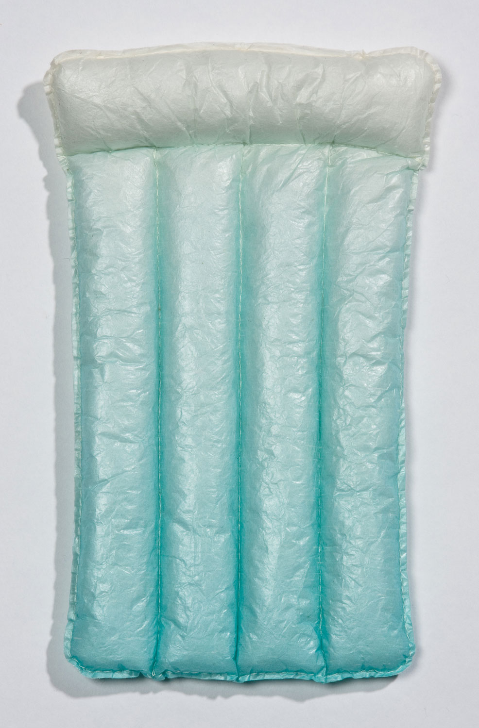 h2o Pool Float 1 Ink on Gampi Paper, Stitching, Polyfil 7.5 x 4.5 $450 (framed)