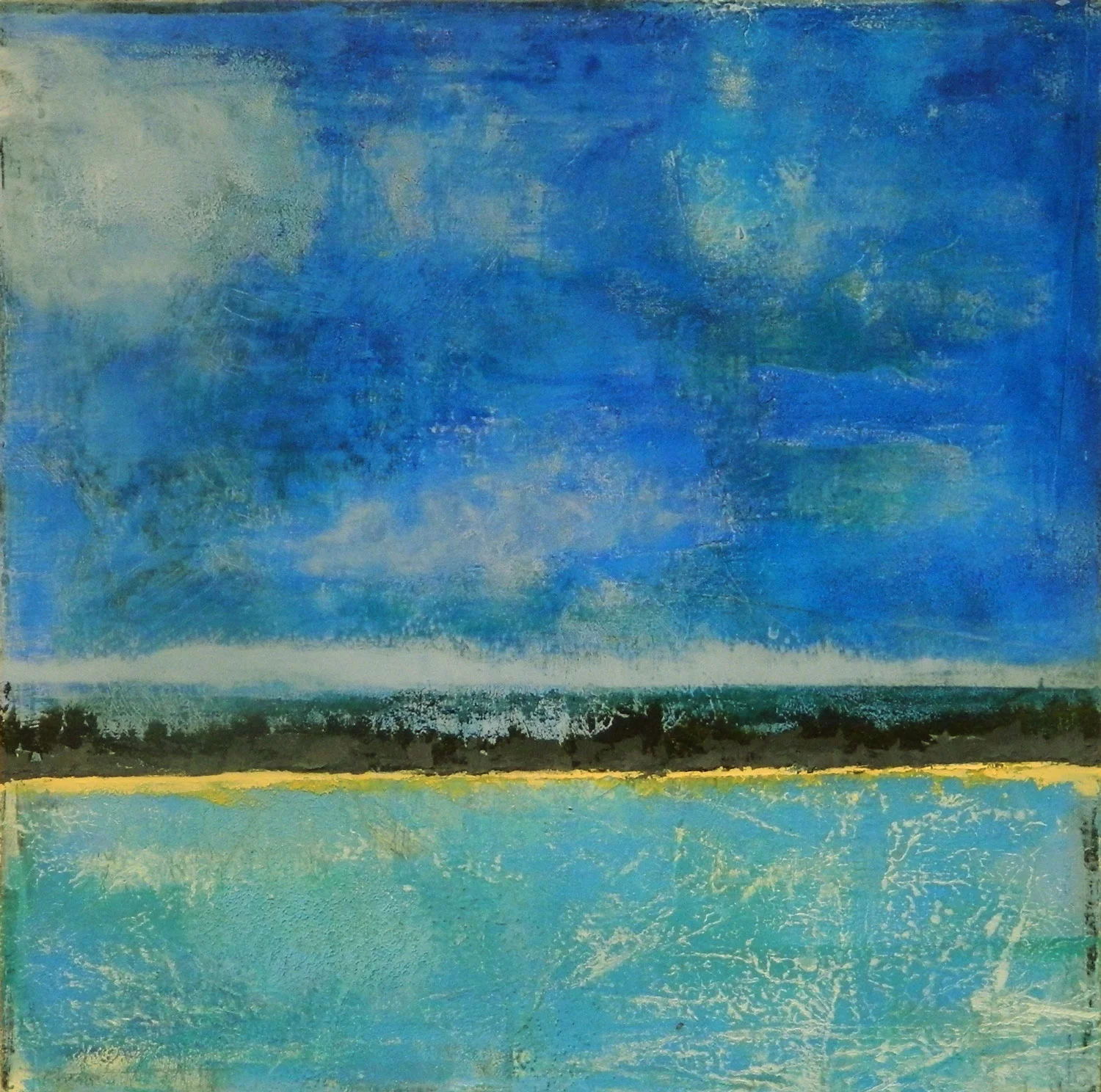 Vista #4 Oil and Cold Wax on Board 12 x 12 $425 • SOLD