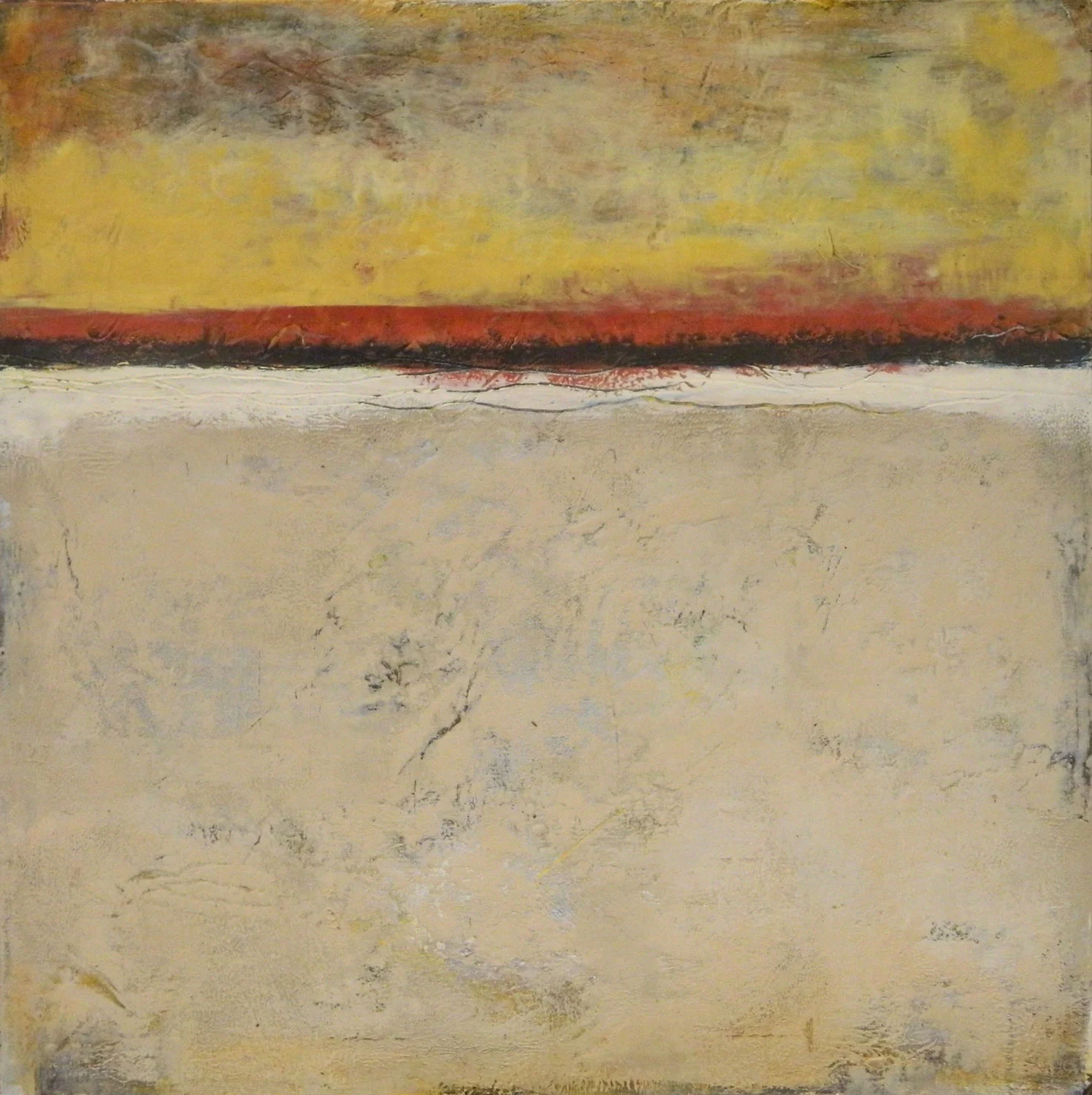 Vista #6 Oil and Cold Wax on Board 16 x 16 $450 • SOLD