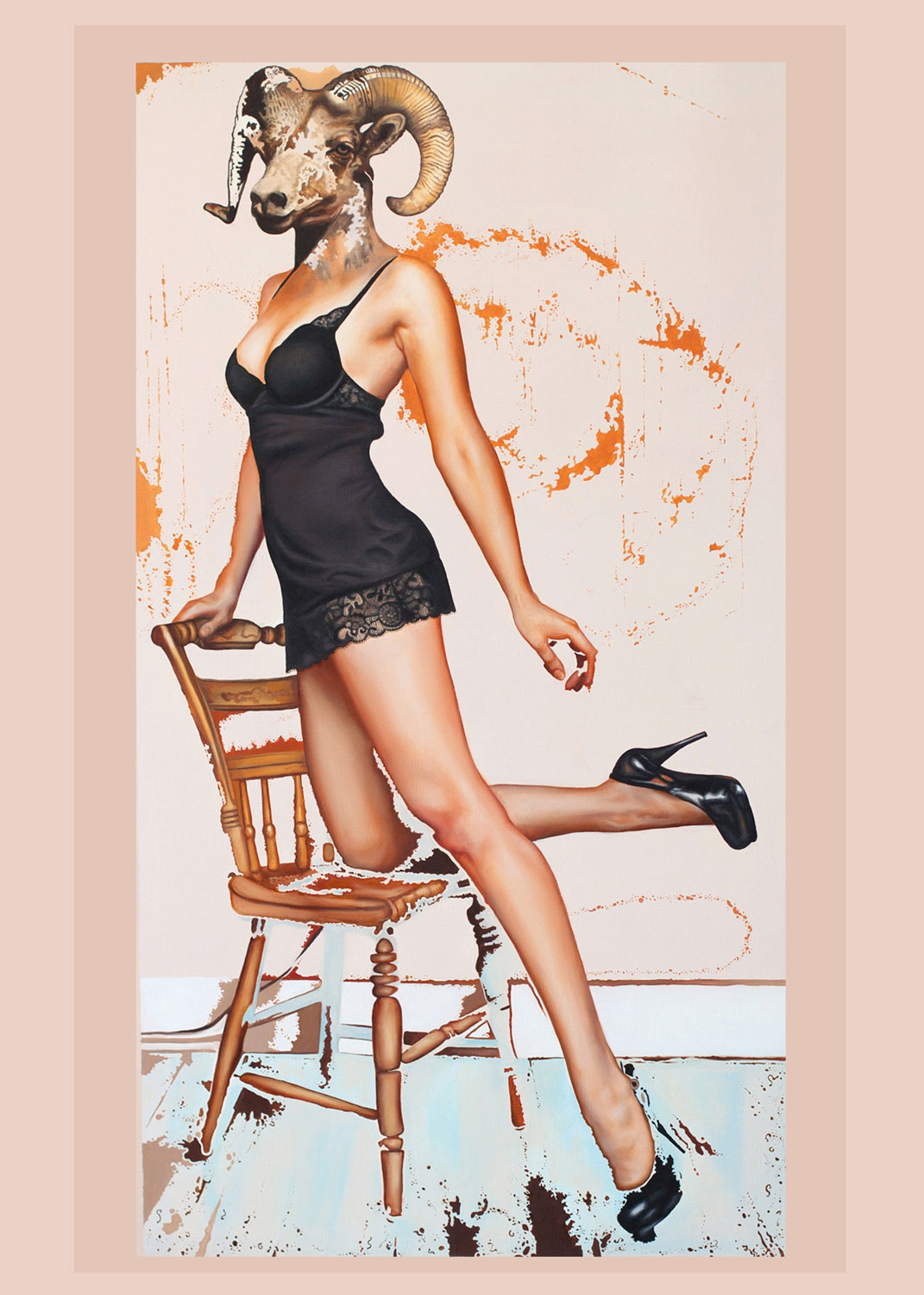 Contessa Oil on Canvas 32 x 48