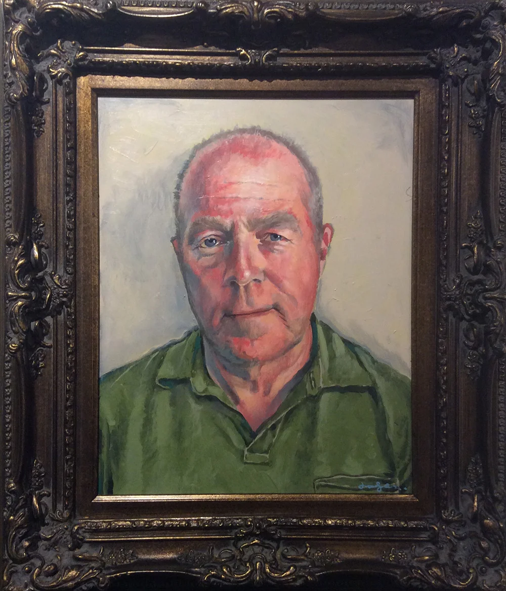 Portrait III Oil and Wax on Panel