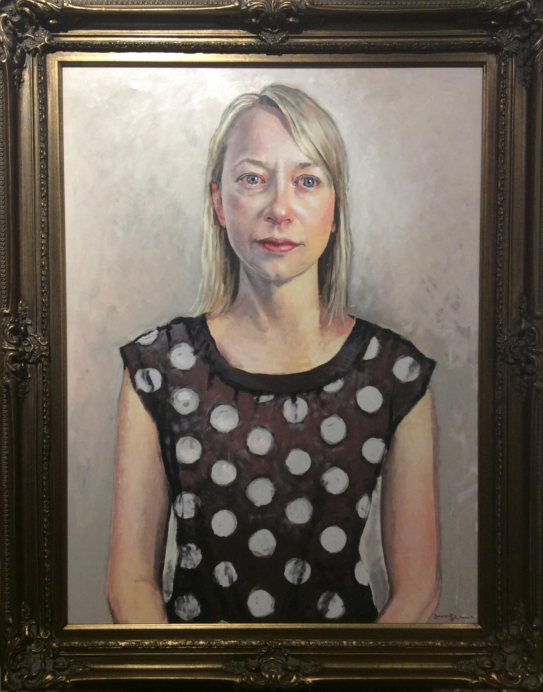 Portrait I Oil and Wax on Panel • SOLD