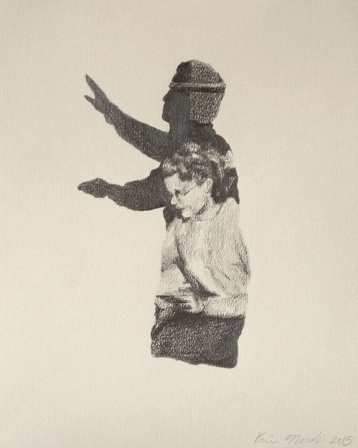 American Industry #2 Graphite on Paper 9 x 11 (framed) $200