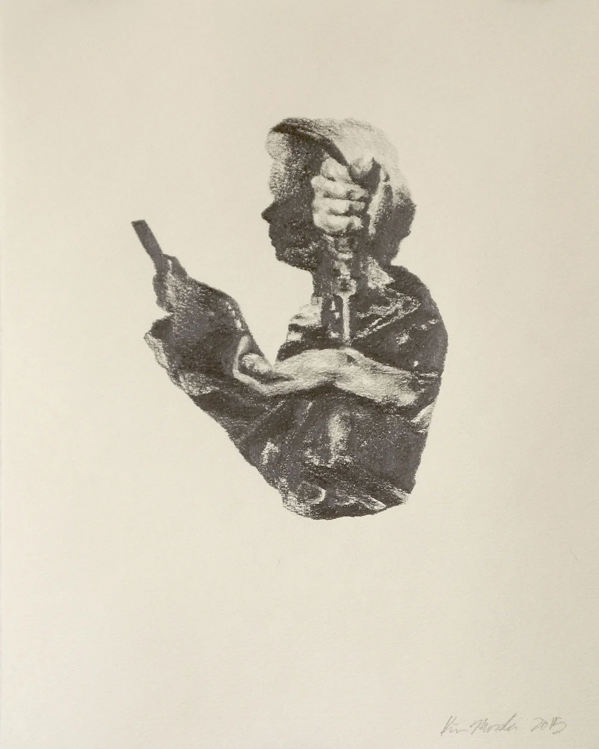 American Industry #4 Graphite on Paper 9 x 11 (framed) $200 • SOLD