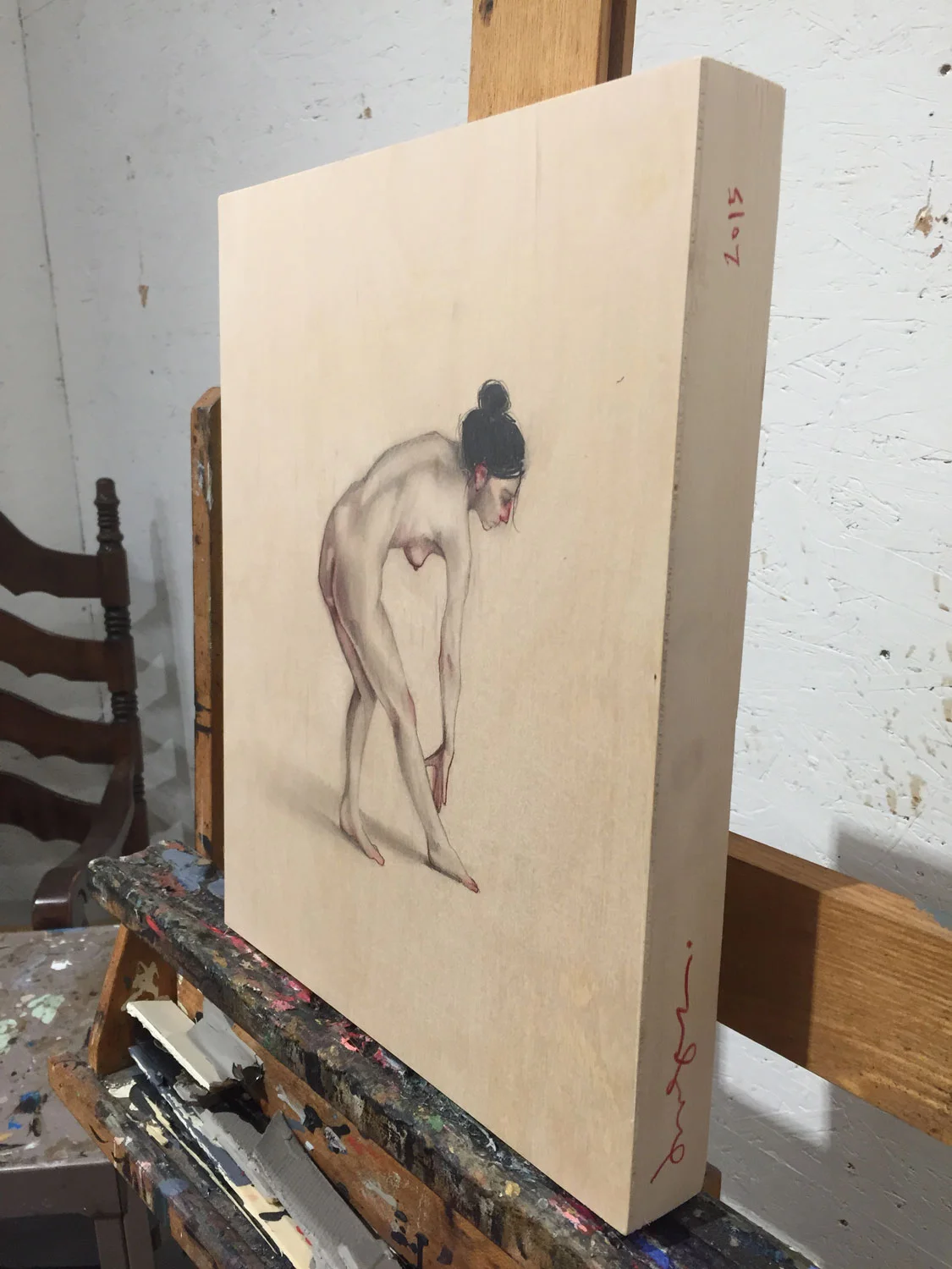 Bather (side view)