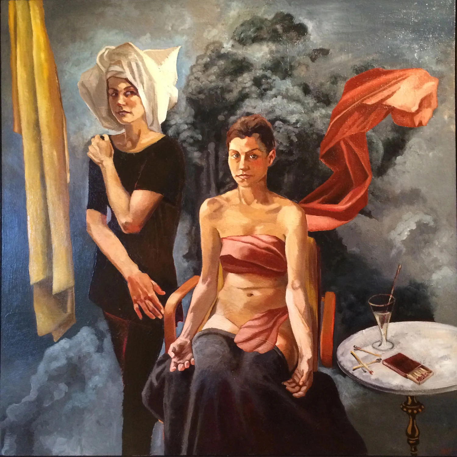 Ashes Oil on Canvas 36 x 36 $ 1200