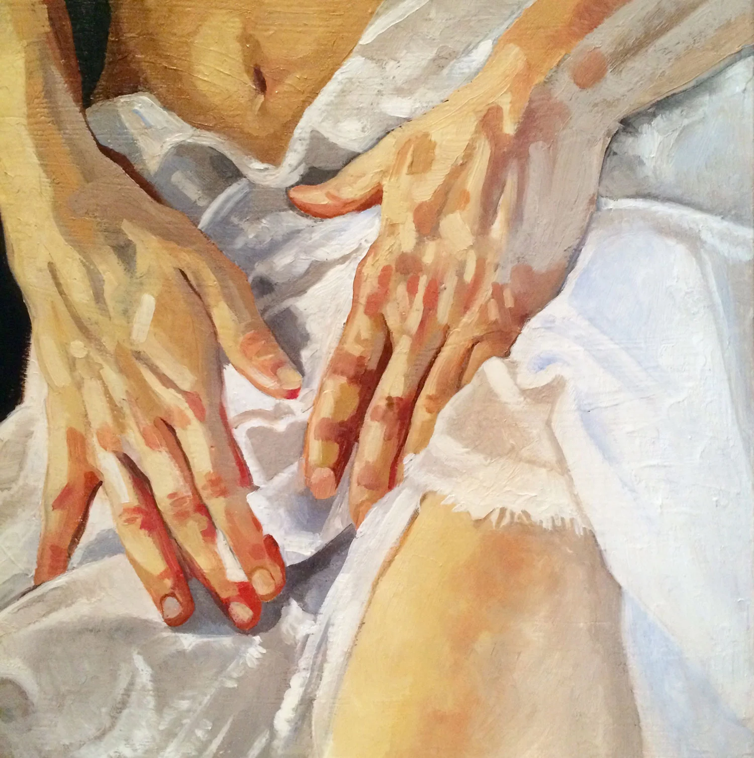 Beyond the Pleasure Principle Oil on Canvas 12 x 12 $ 350