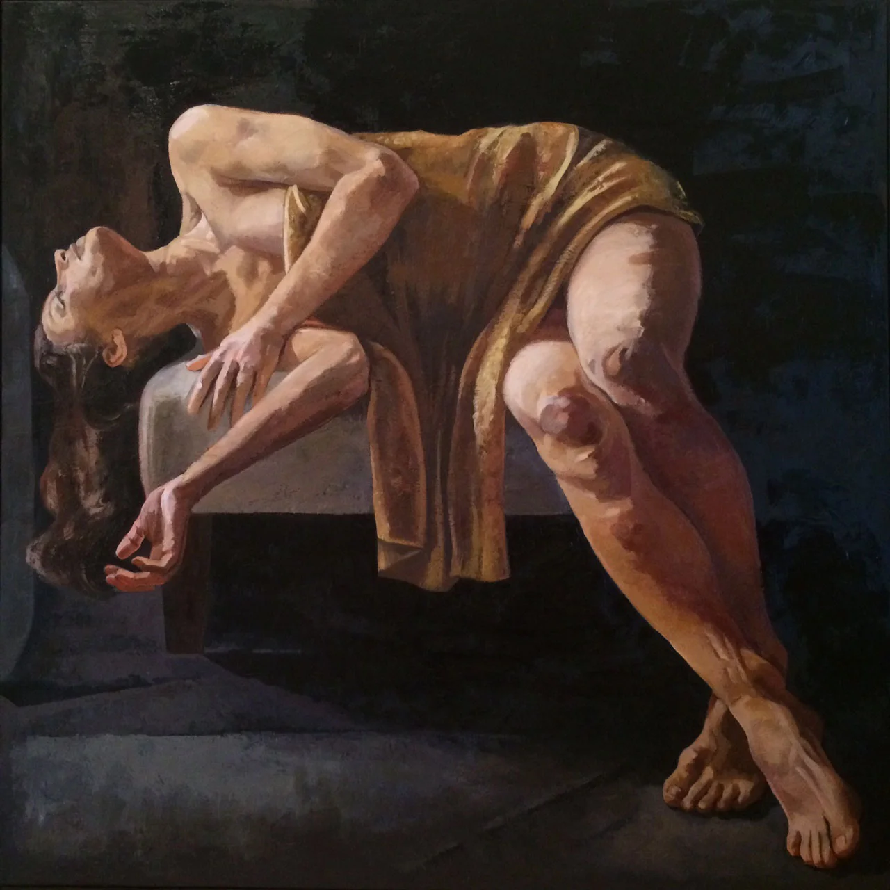 Collapse Oil on Canvas 36 x 36 $ 1200 • SOLD