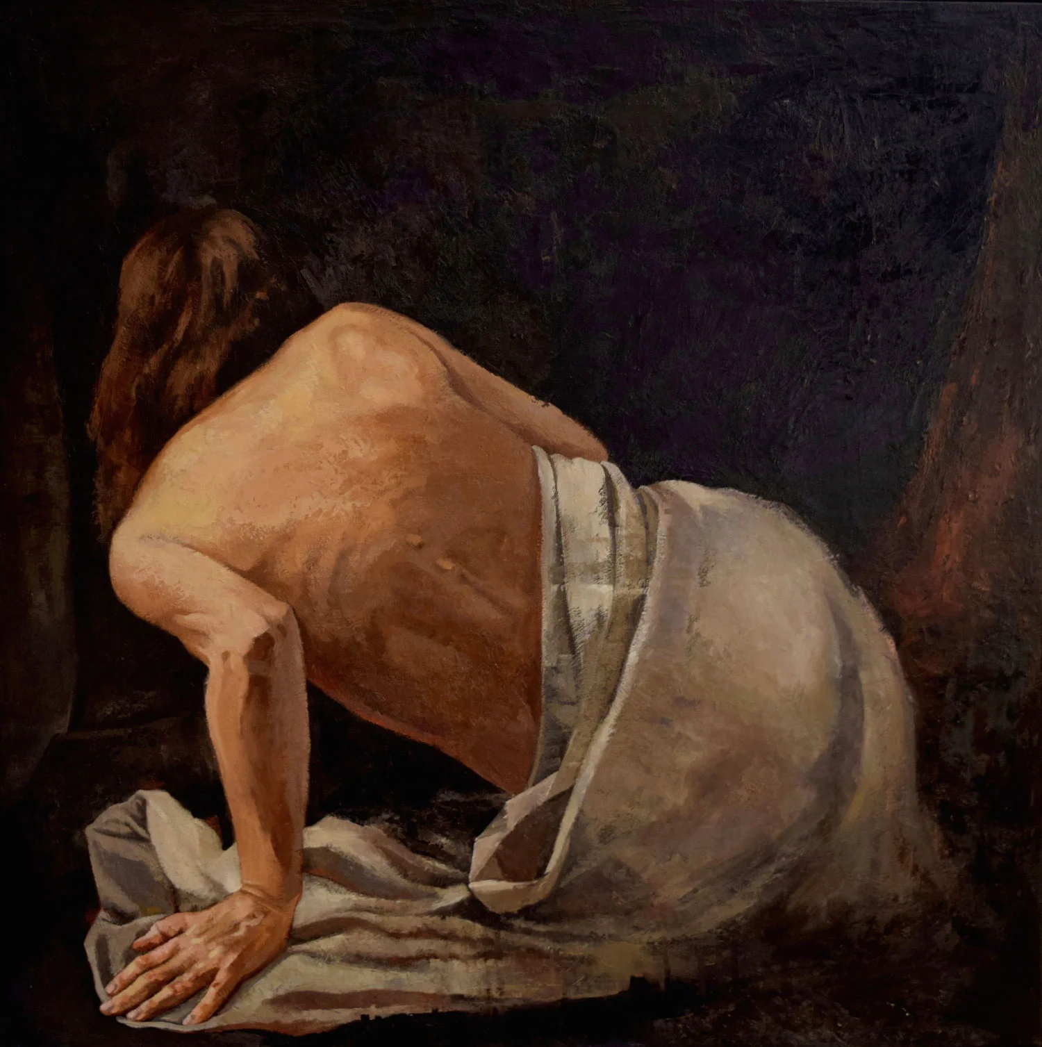 Unsheathed Oil on Canvas 36 x 36 $ 1200 • SOLD
