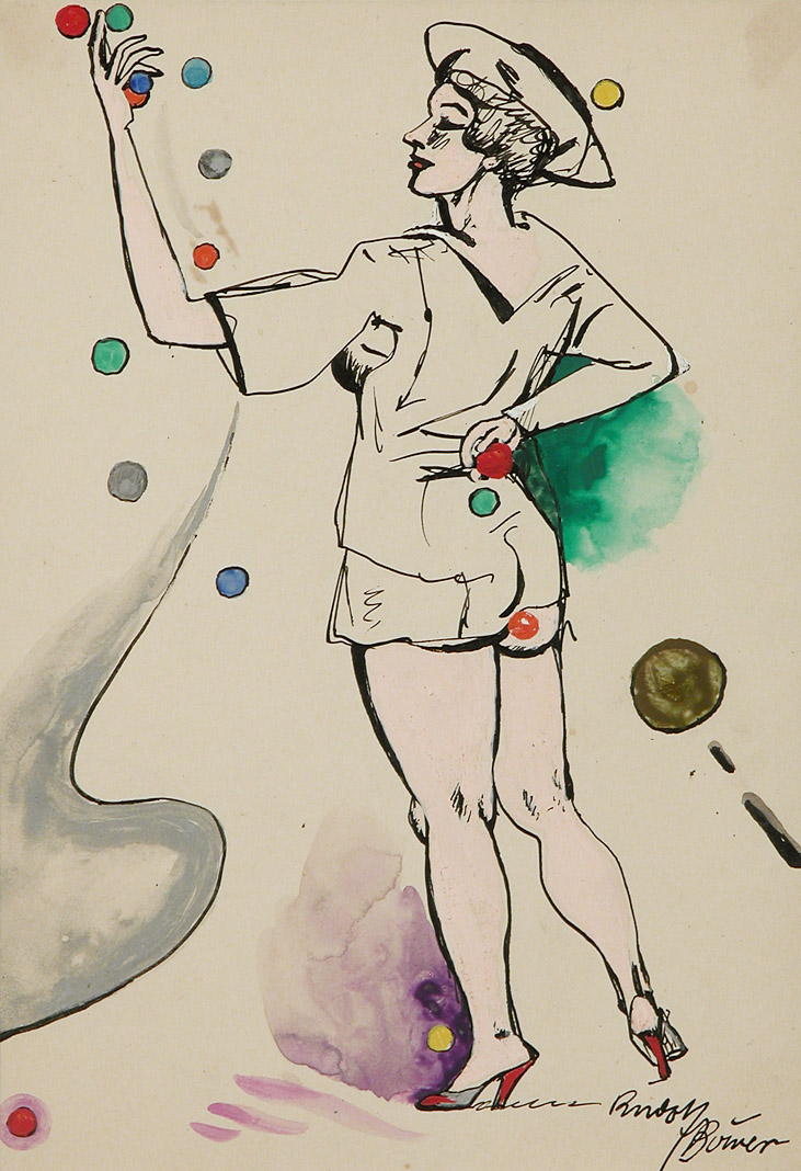 Untitled, c.1916-25 Ink & Gouache on Paper 11.5 x 8 • SOLD