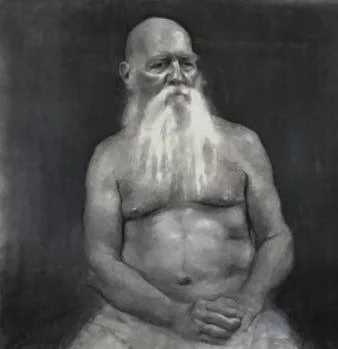 Larry #1 Charcoal on Paper 21 x 21 $ 600