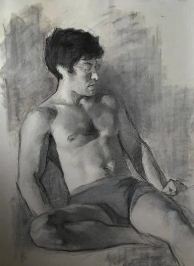 Jonathan Charcoal on Paper 22 x 30 $ 350 • SOLD