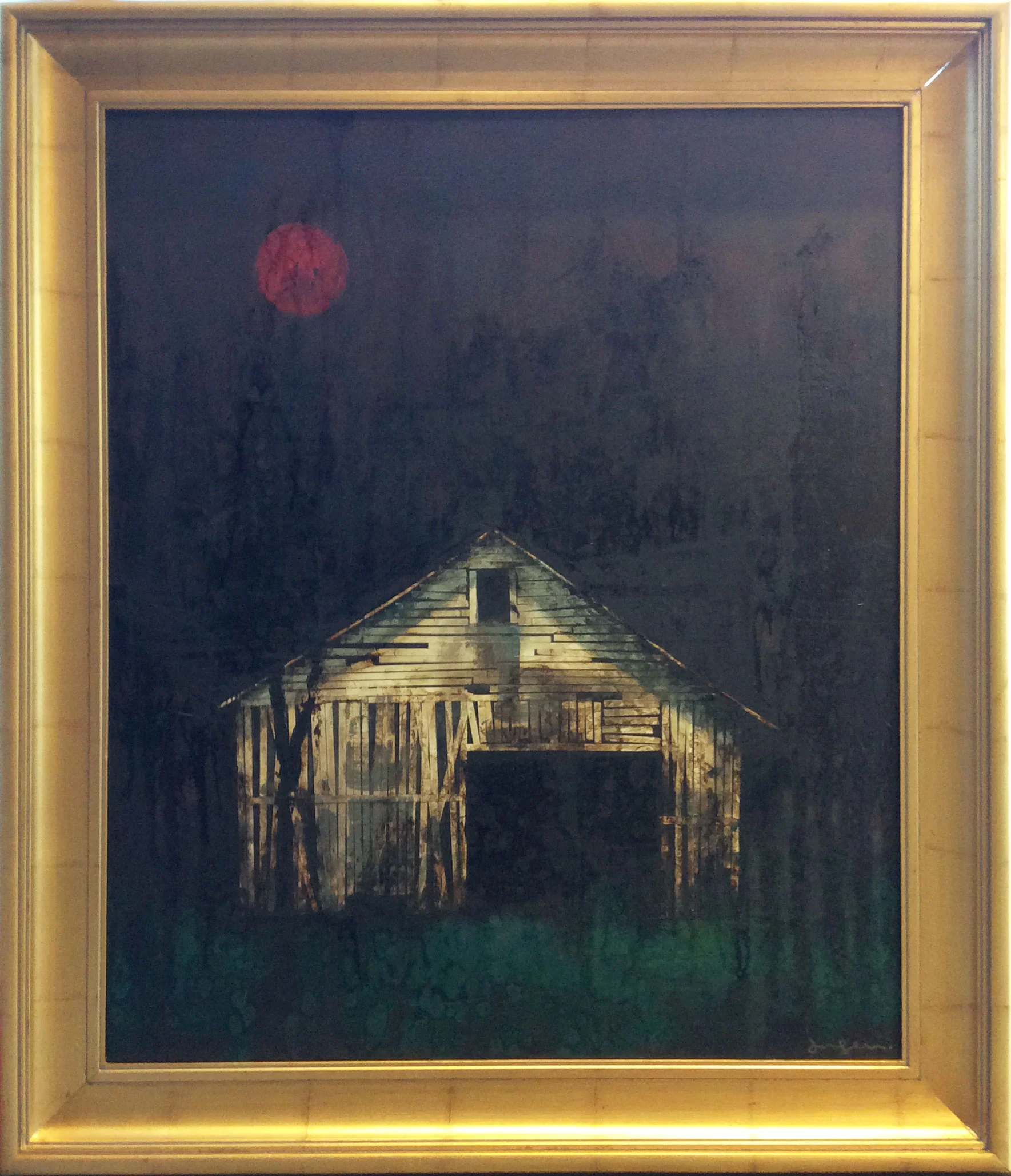 Sylvan Edifice II Blow Torched Oil, Wax, and Tar on Panel 30 x 36 $ 3,750 • SOLD
