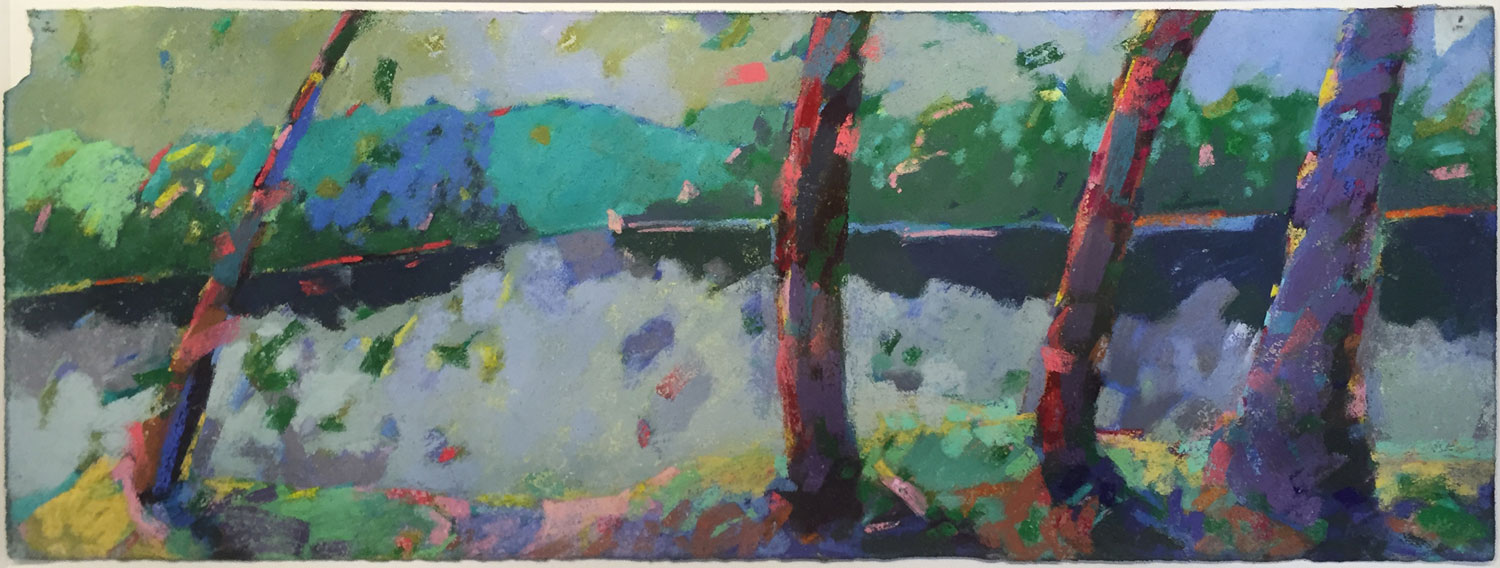 Henry Isaacs River Landscape Pastel on Paper 20 x 39 $ 1,600 • SOLD
