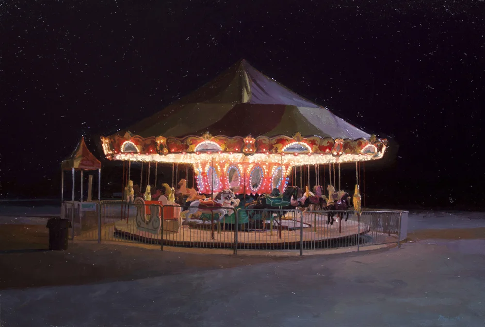 Carousel Oil on Panel 8 x 12 $ 1,225 • SOLD