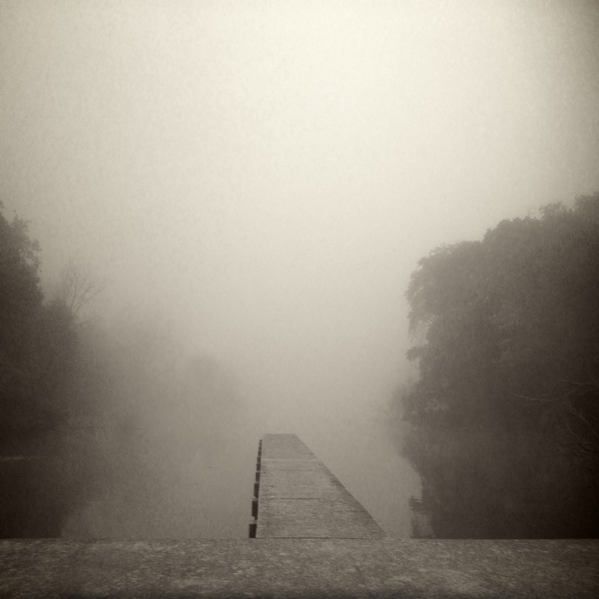 Ghost Notes Photograph on Washi paper, cotton rag paper, cold wax 22.5 x 22.5 $950