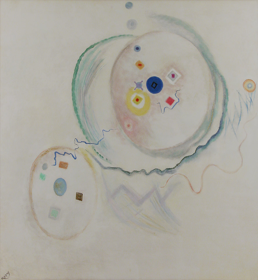 Hilla Rebay Untitled Oil on canvas c. 1951