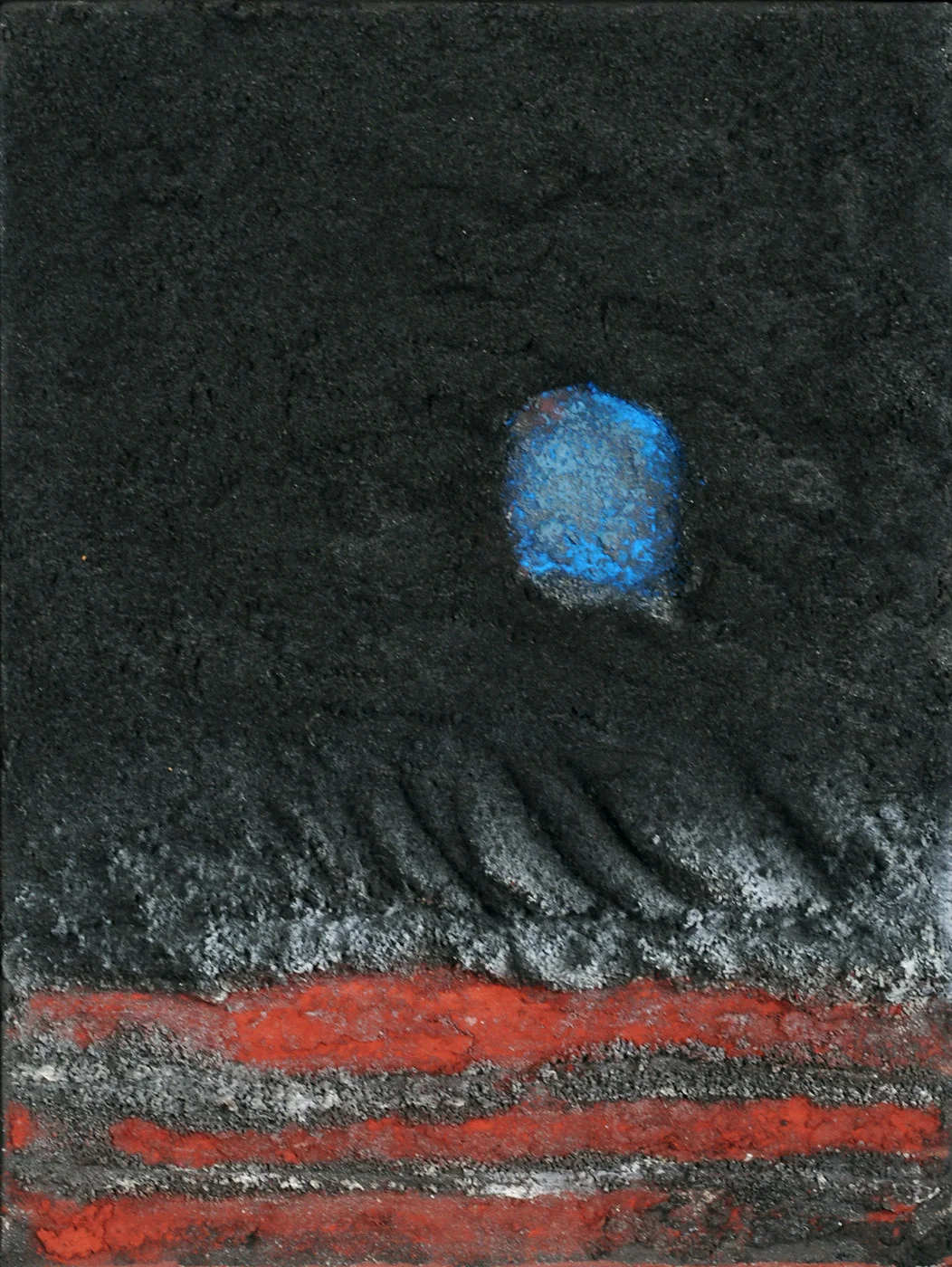 Untitled Mixed media on canvas 11 3/4 x 9