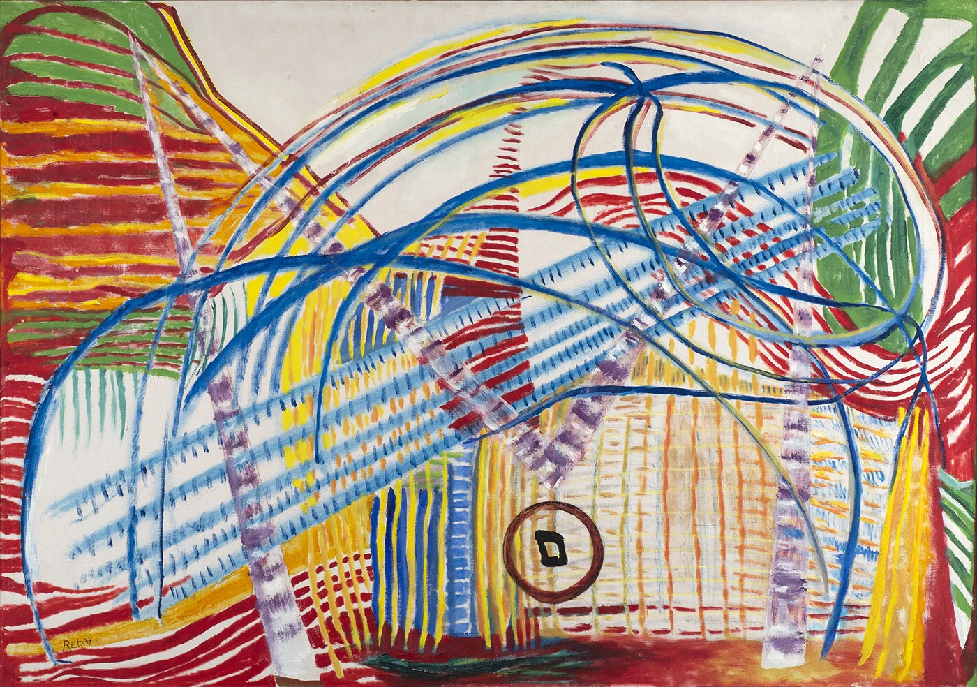 Dark Circles 1960-1962 Oil on canvas 30 x 43