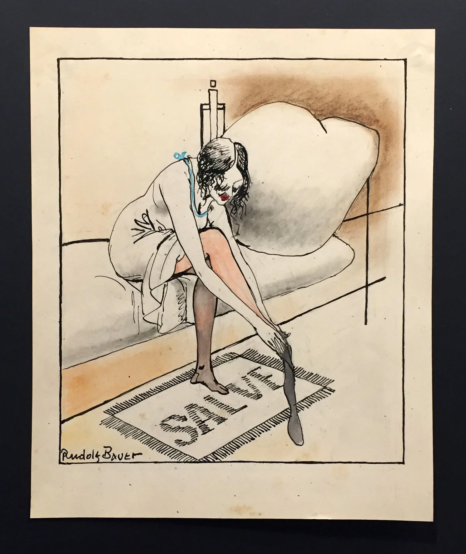 Salve Colored pencil, watercolor, ink and pencil 9 x 7 1/2 • SOLD