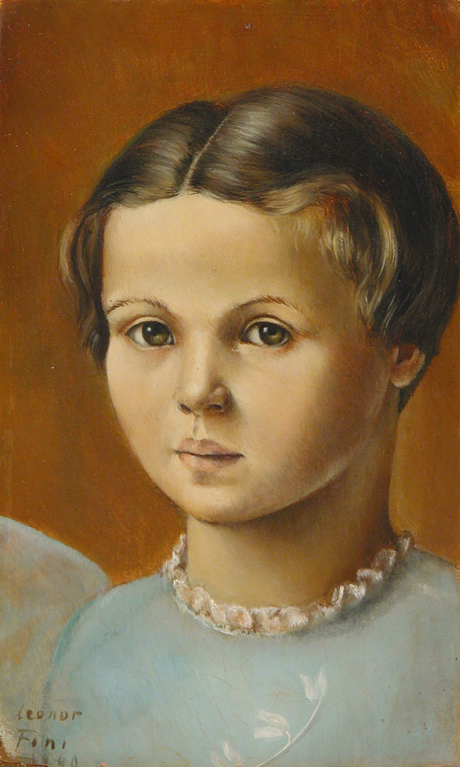 Leonor Fini Portrait of Mademoiselle Pichon Oil on wood 1940