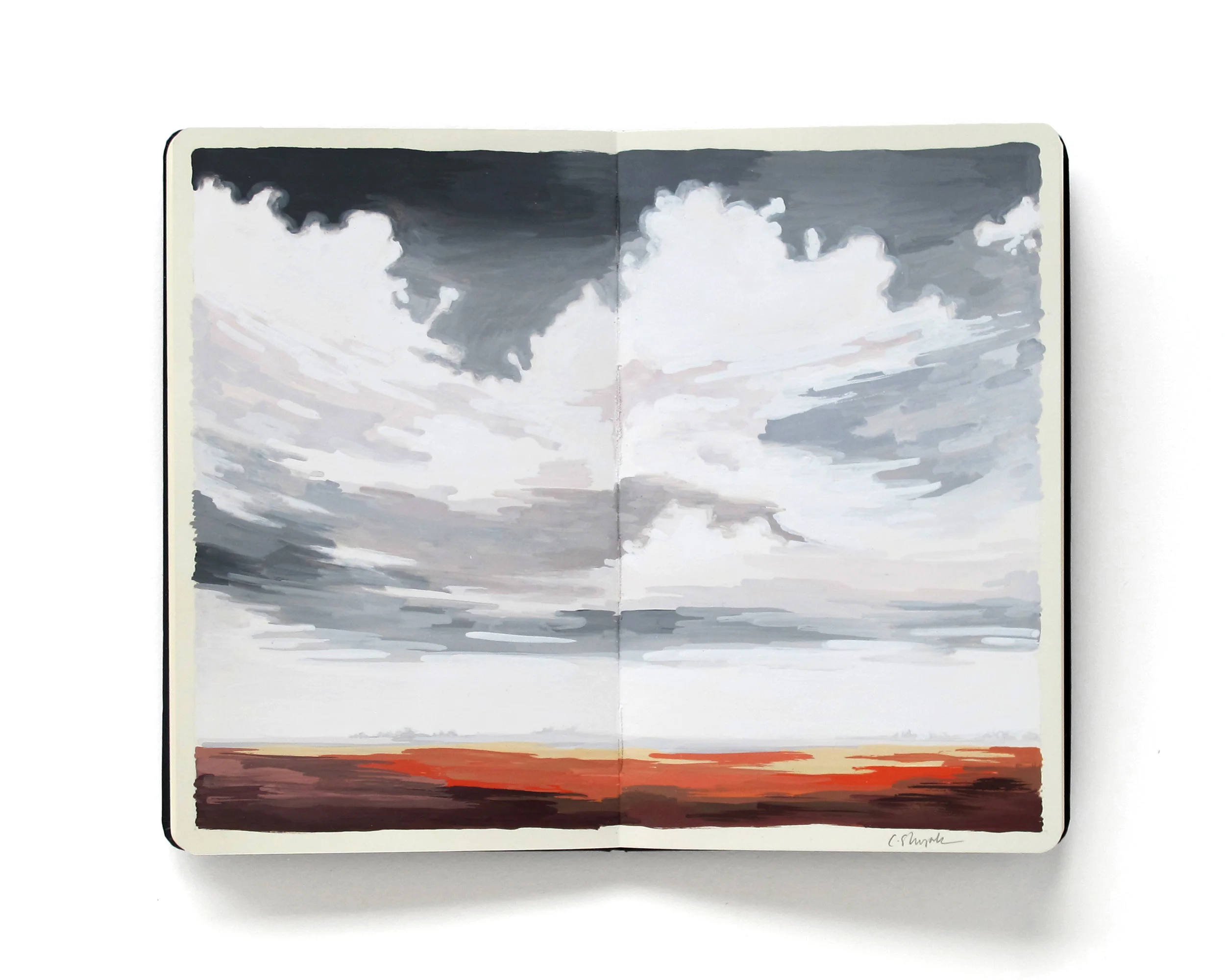 Nephology No. 2 Gouache in sketchbook 8 x 10 $ 700