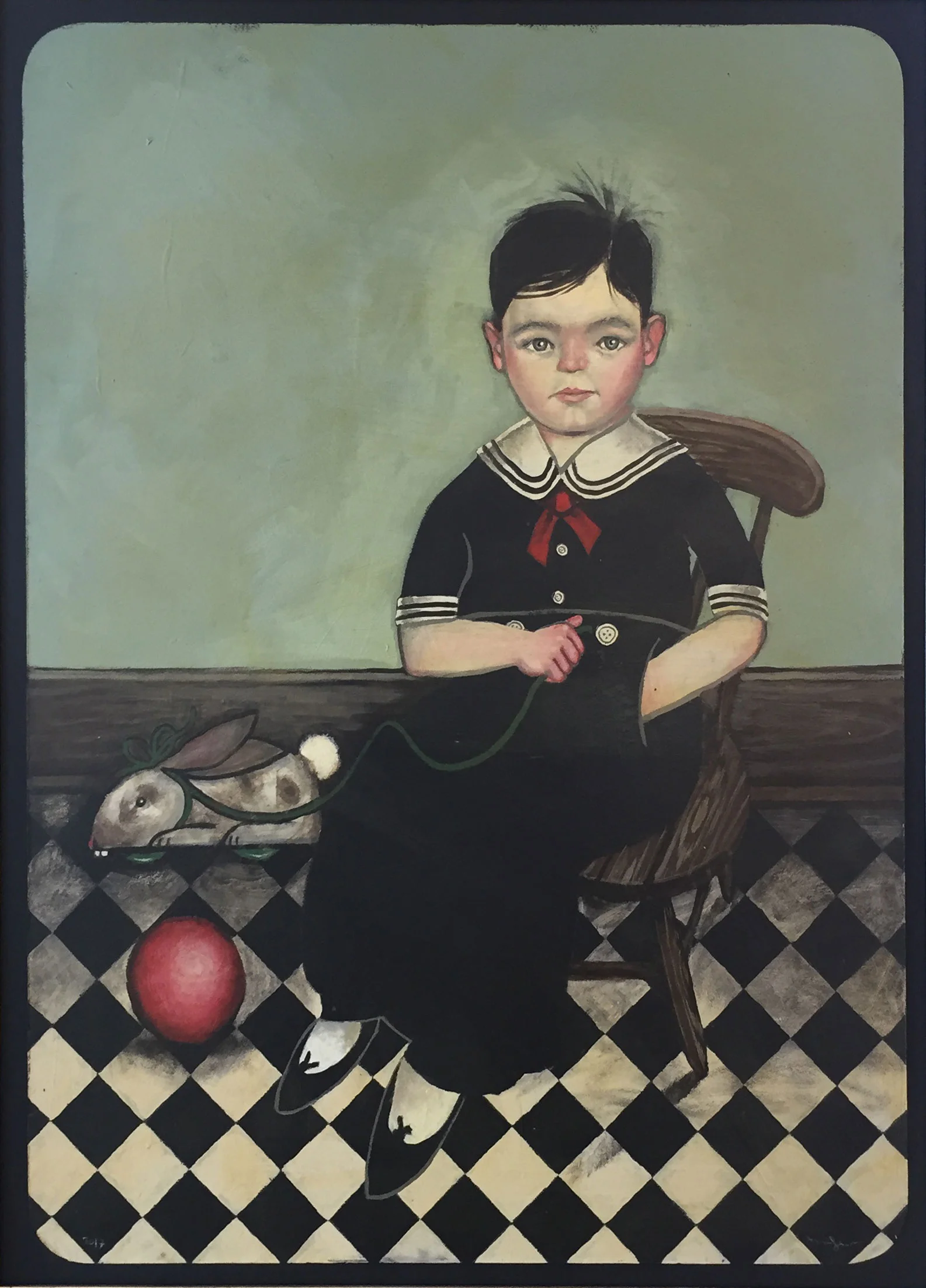 Child, Seated with Toys Oil on panel 30 x 40 $ 4,200