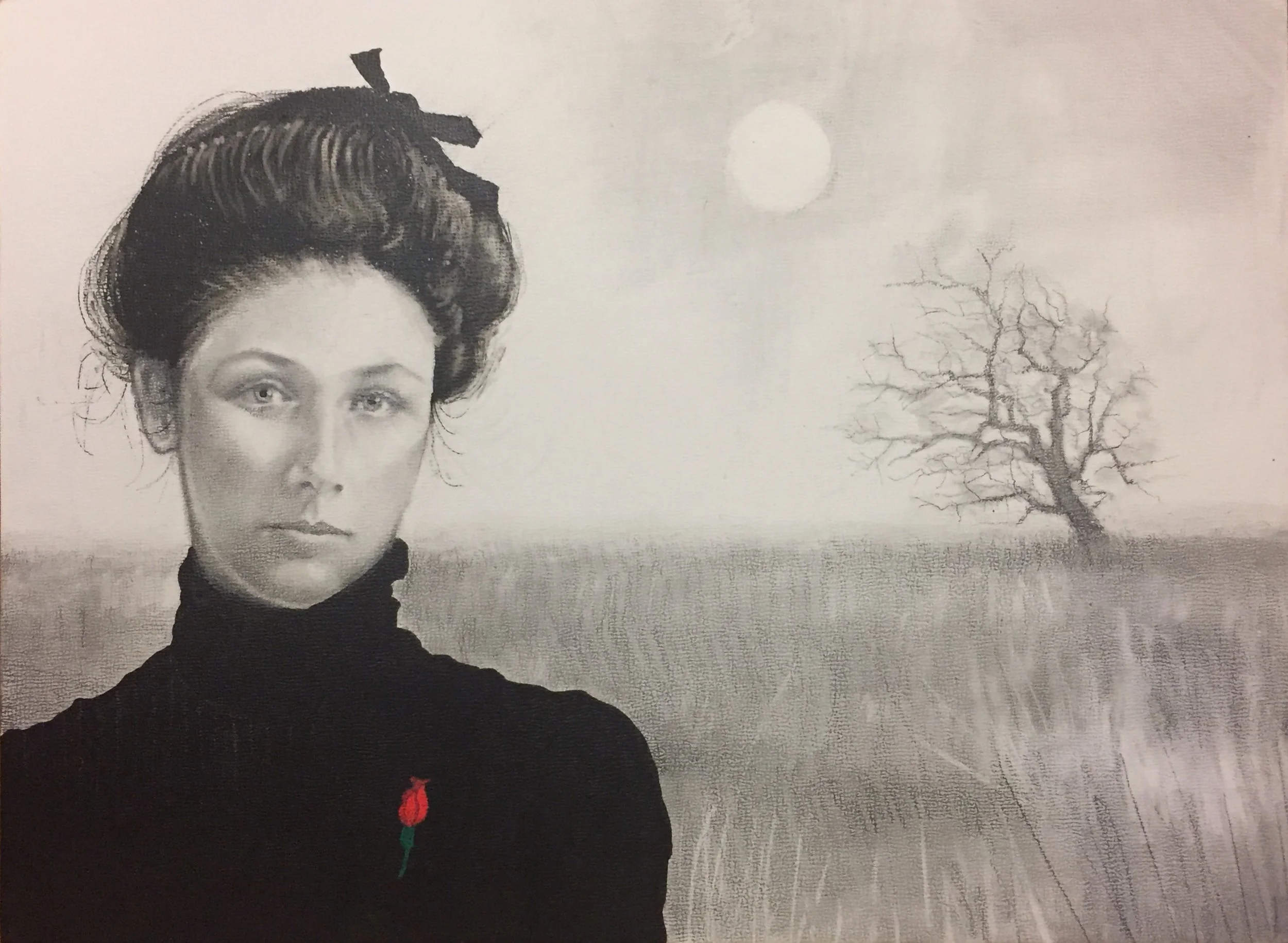 There’s Something in a Sunday Graphite and ink on panel 9 x 12 $ 950 • SOLD