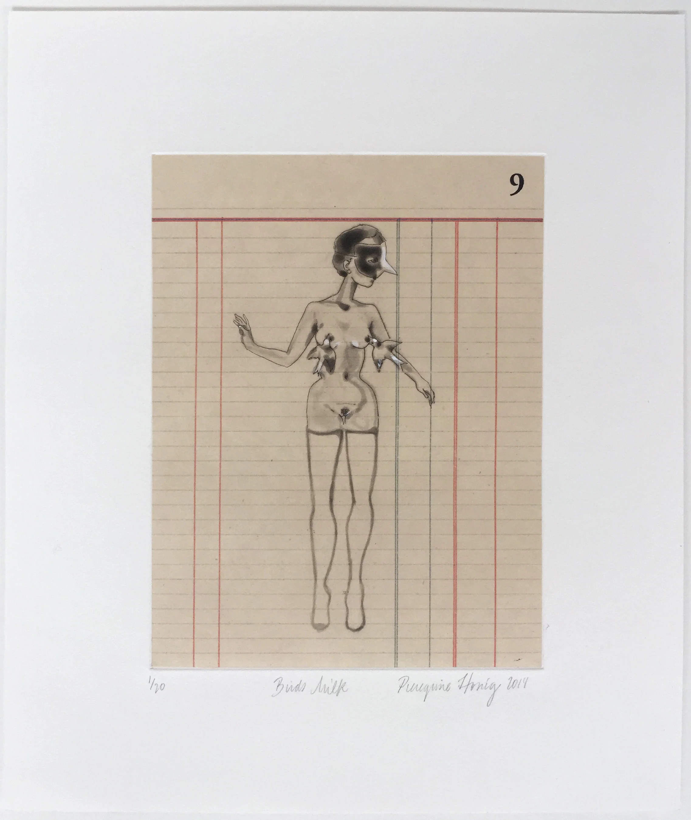 Mascaras de Madres Intaglio etching 12 x 14 ea. $ 6,065 (set) 